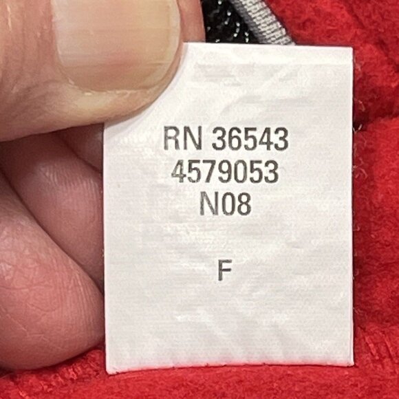 IZOD PERFORM-X Macro Fleece Softshell Jacket Men Large Red Full Zip Gorp‎ Core - Picture 11 of 16